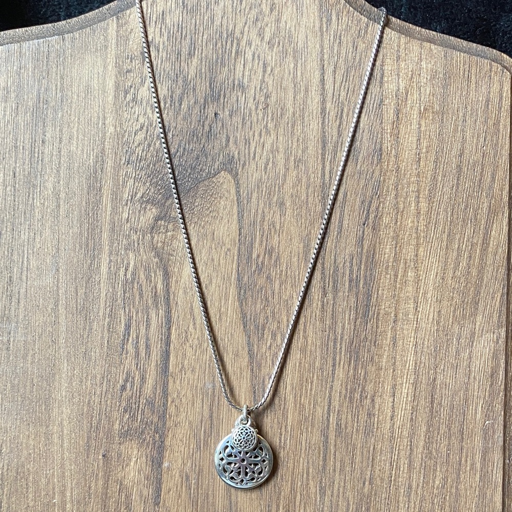 Brighton’s Silver Ferrara Petite dual Pendant Necklace - Picture 3 of 6